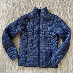 Patagonia Women's Navy Blue Down Sweater Jacket